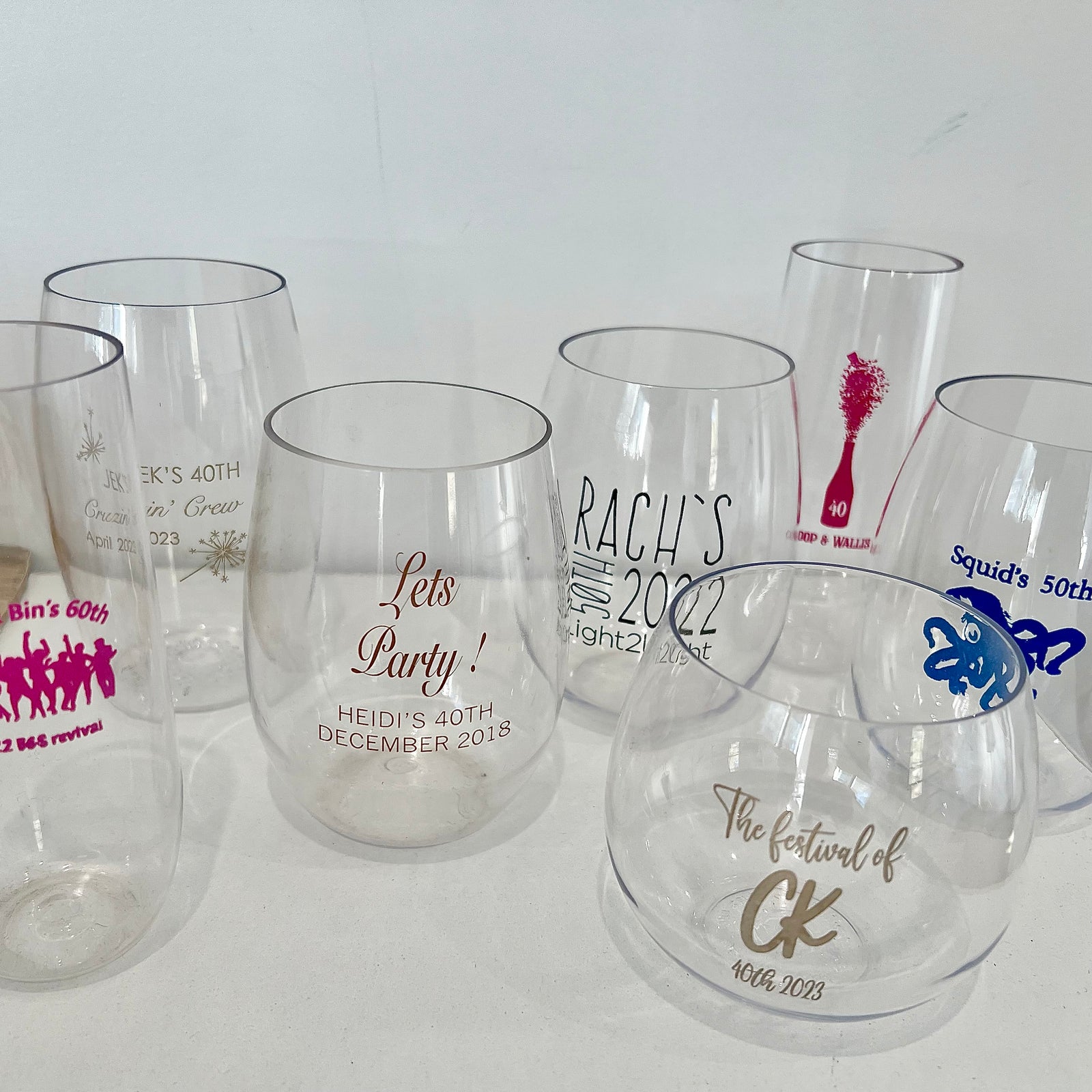 custom branded wine tumblers. unbreakable and durable drinkware