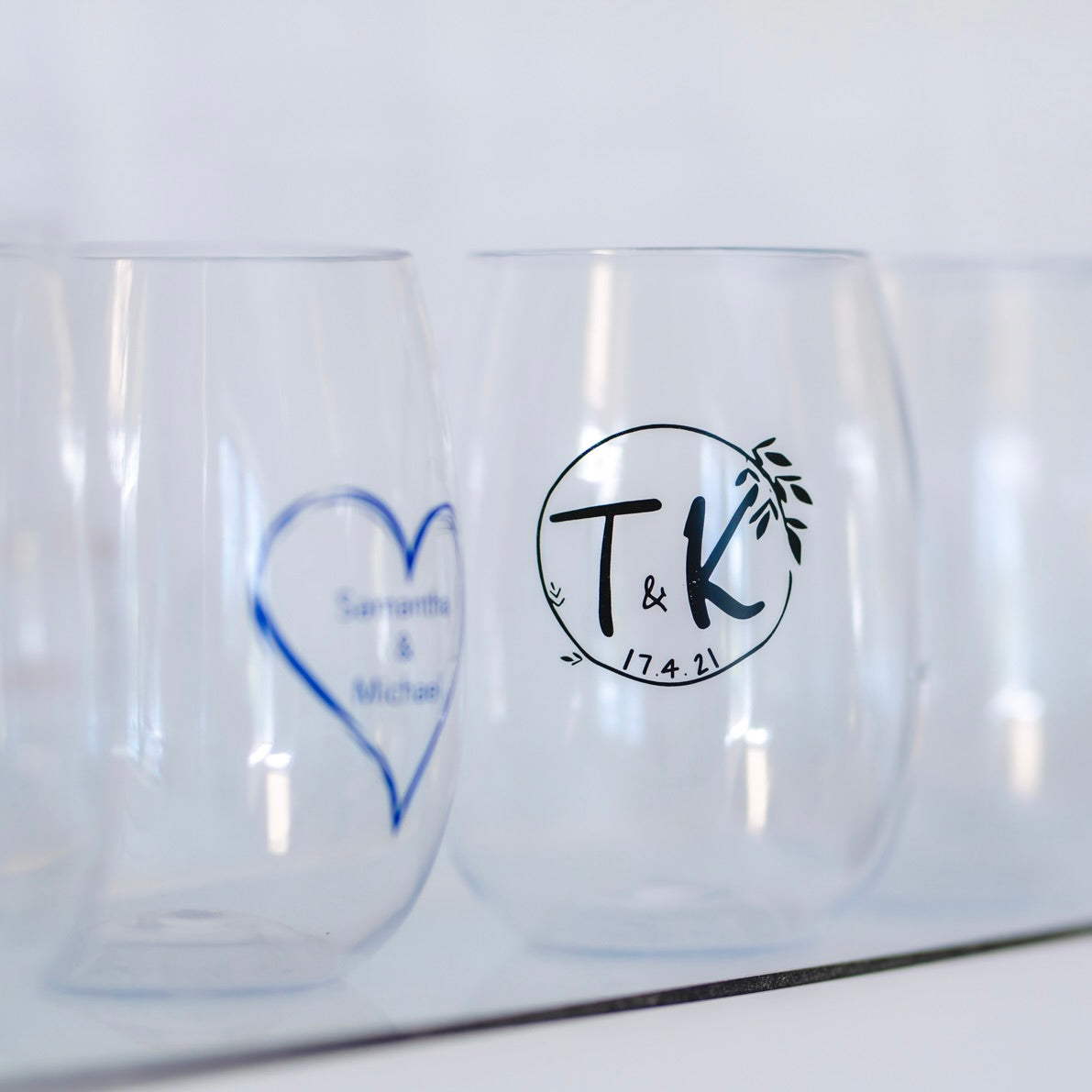 custom branded wine tumbler. unbreakable and durable drinkware
