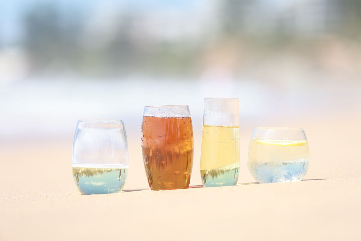 Rowdy Crowd Couples Pack, Variety of 8 unbreakable drinkware pieces